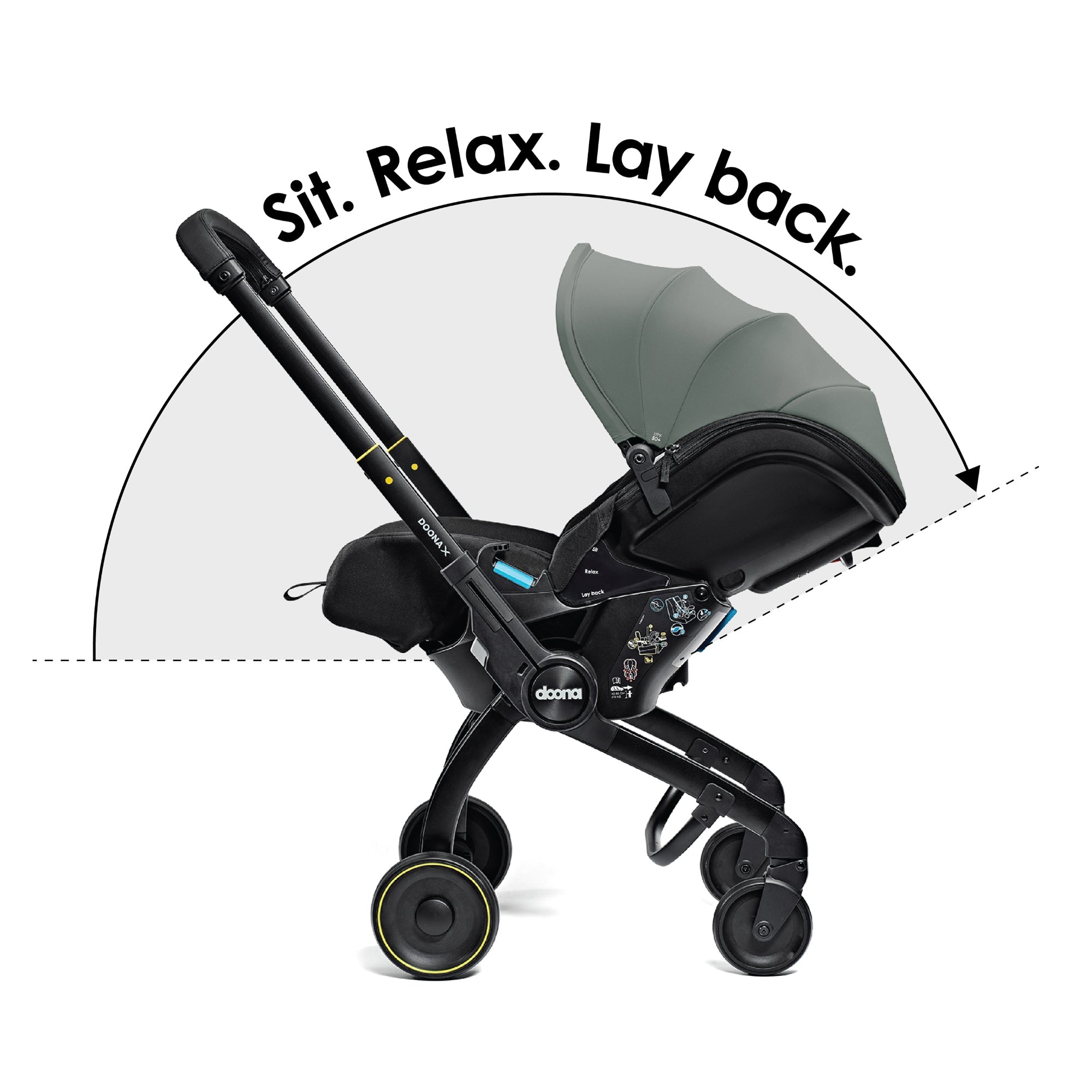 Doona X Car Seat & Stroller - Slate Green