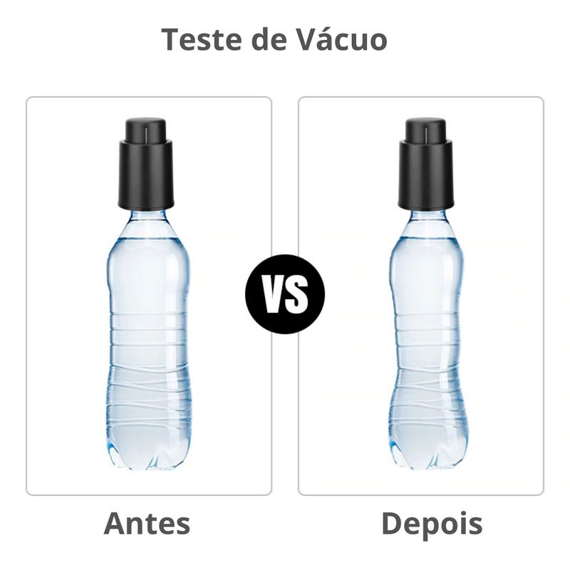 Rolha Inteligente de Vinho à Vácuo - Aroma Preservado